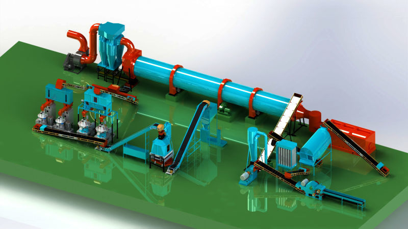 木屑顆粒機生產線 木屑顆粒機生產線