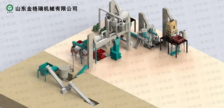 秸稈顆粒機生產線