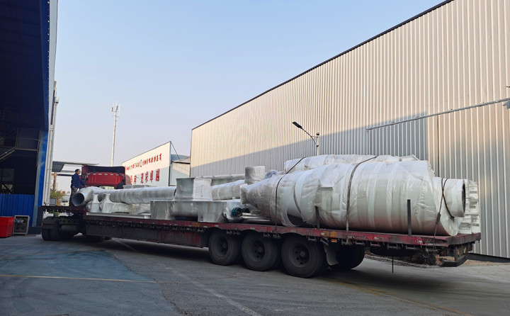 菌棒燃料顆粒機發貨中