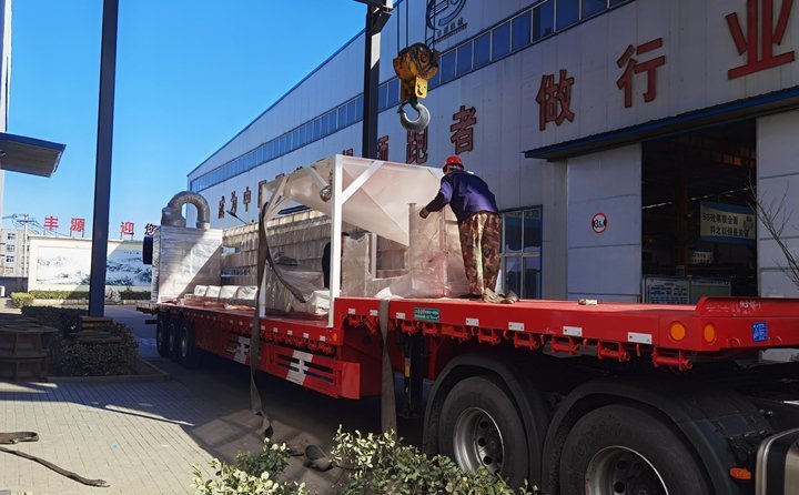 年產1萬噸的秸稈顆粒機發往貴州遵義