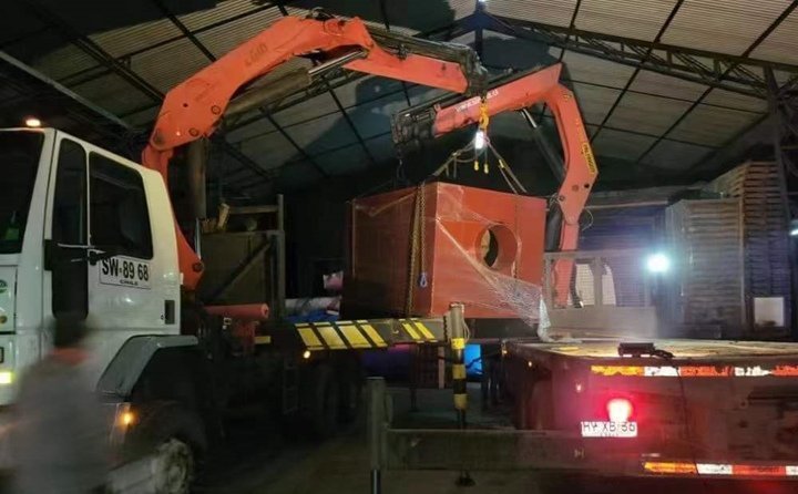 秸稈顆粒機生產(chǎn)線已到達智利 秸稈顆粒機生產(chǎn)線已到達智利