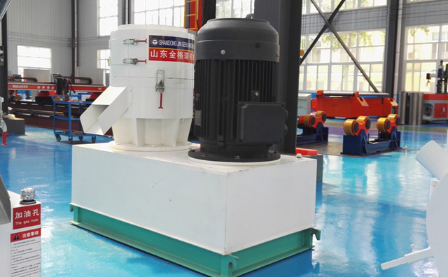 小型秸稈顆粒機車間圖片 小型秸稈顆粒機車間圖片