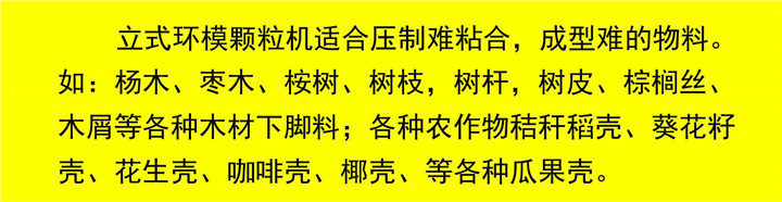 木屑顆粒機(jī)的材料